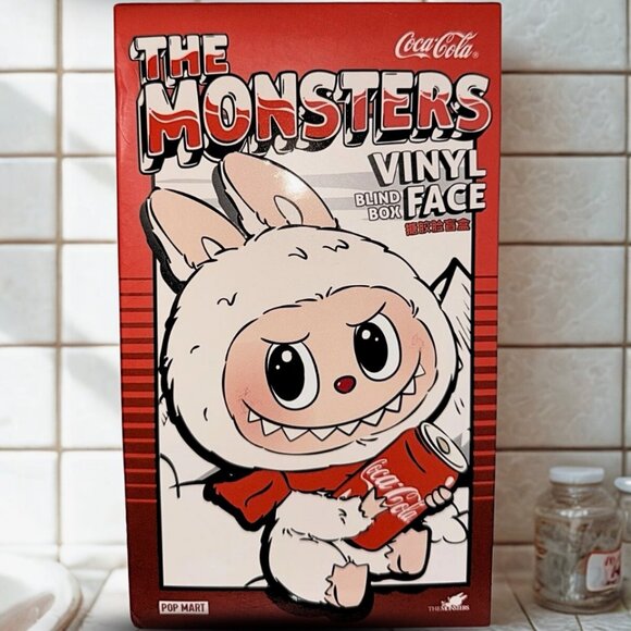 POP MART x Coca-Cola THE MONSTERS Labubu Plush Pendant – Authentic USA Brand New - Picture 1 of 4
